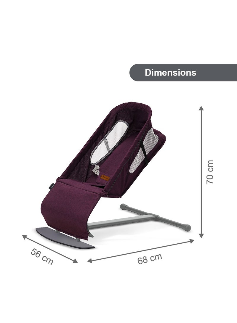 TEKNUM Baby Bouncer with Grab Toys - Purple