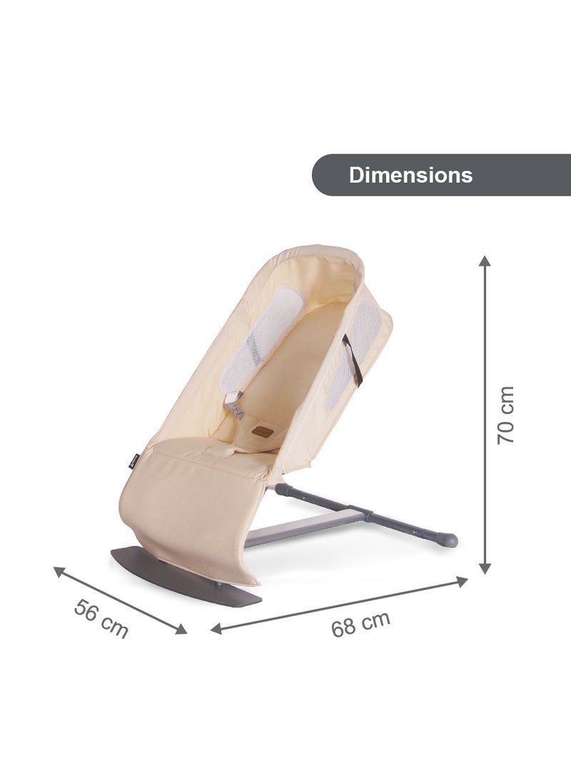 TEKNUM Baby Bouncer with Grab Toys - Ivory