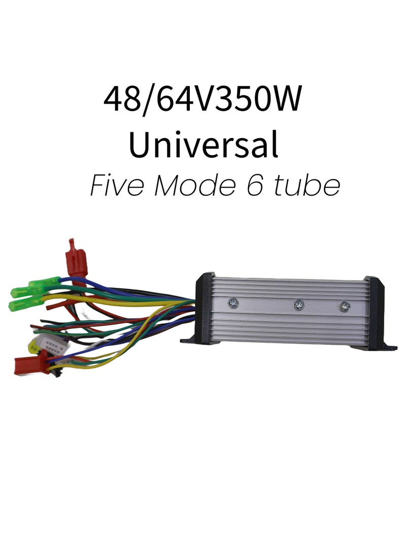 48V64V350W Five mode 6 Tube Universal electric scooter and EBikes controller Universal brushless self learning intelligent brushless 48V64V350W