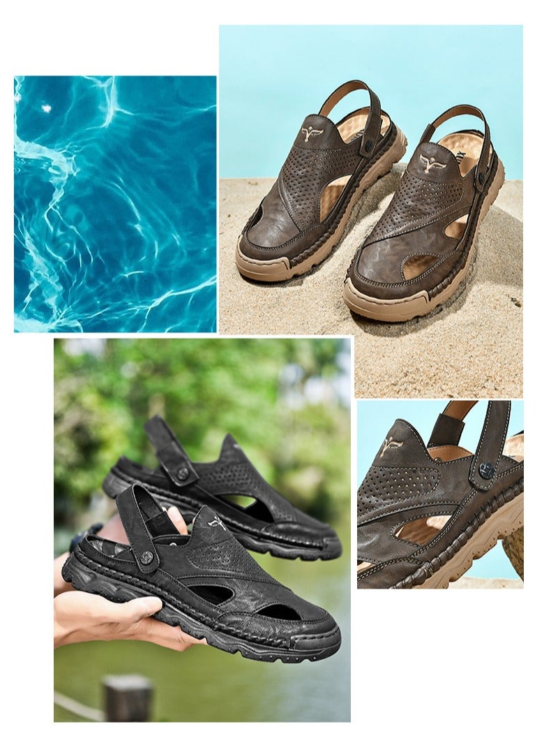 Hot Selling Slippers For Men, New Outdoor Beach Sandals For Men, Trendy Men's Shoes