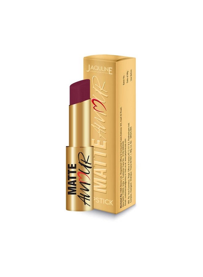 Matte Amour Matte Lipstick Lightweight Longwear Lipsticks Matte Finish High Coveragehighly Pigmented Cruelty Freeparaben Freevegan (3.5G Self Love 10)