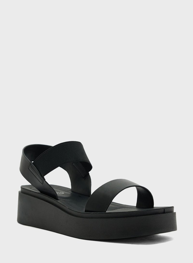 Multi Strap Wedge Sandals