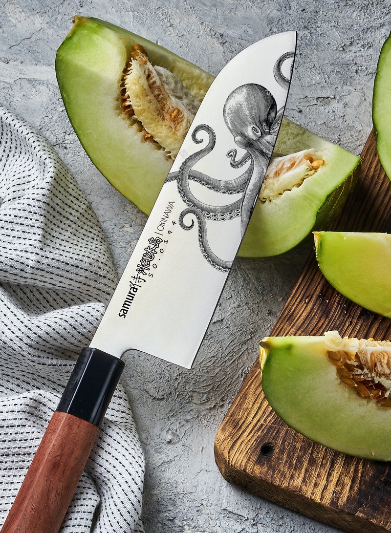 Samura OKINAWA Santoku Knife | 6.9