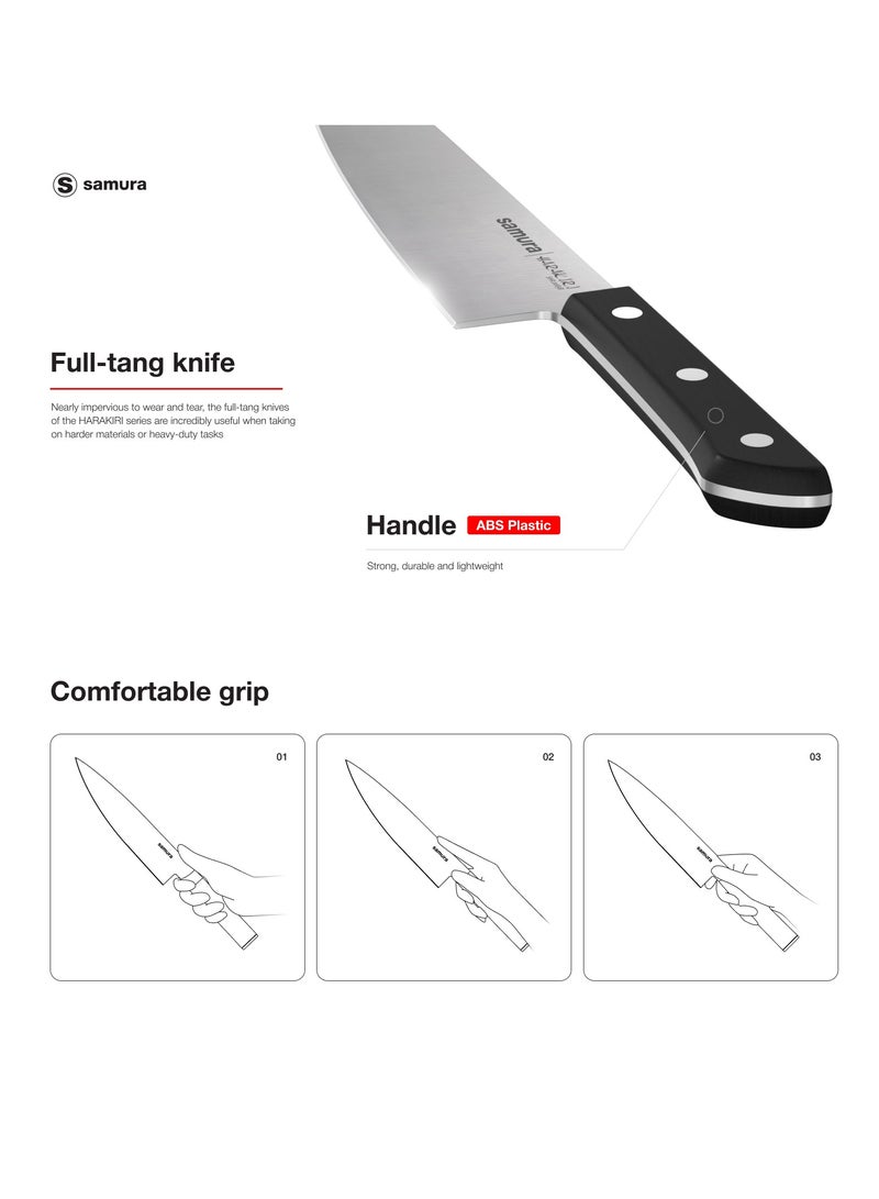 Samura Harakiri Two-Sided Saw | Knife for Bread & Frozen Food | 7.1