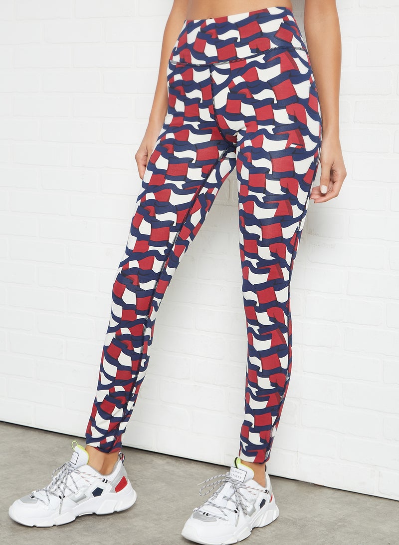 Sport Cool Print Leggings Multicolour