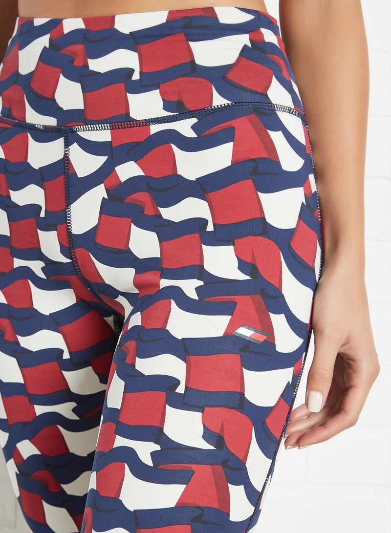 Sport Cool Print Leggings Multicolour