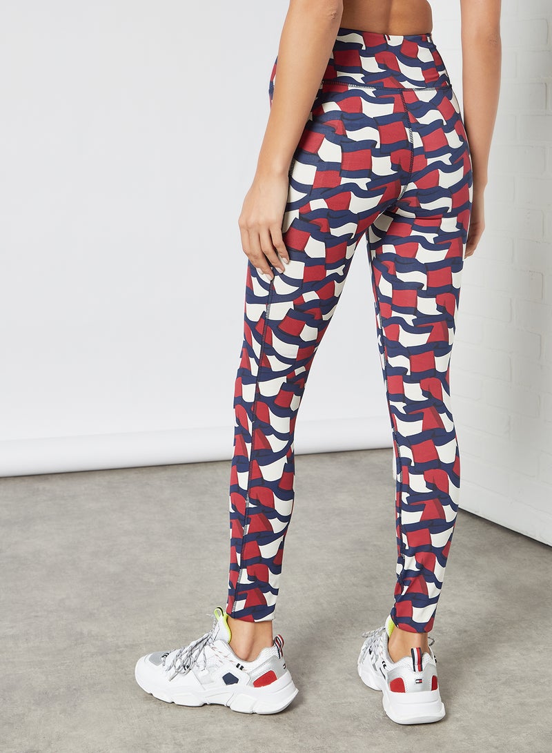 Sport Cool Print Leggings Multicolour
