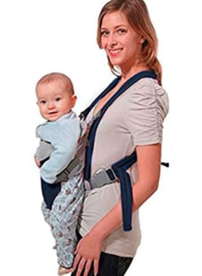 3-In-1 Kids Adjustable Carrier With Comfortable Hip Seat And Buckle Strap - Blue