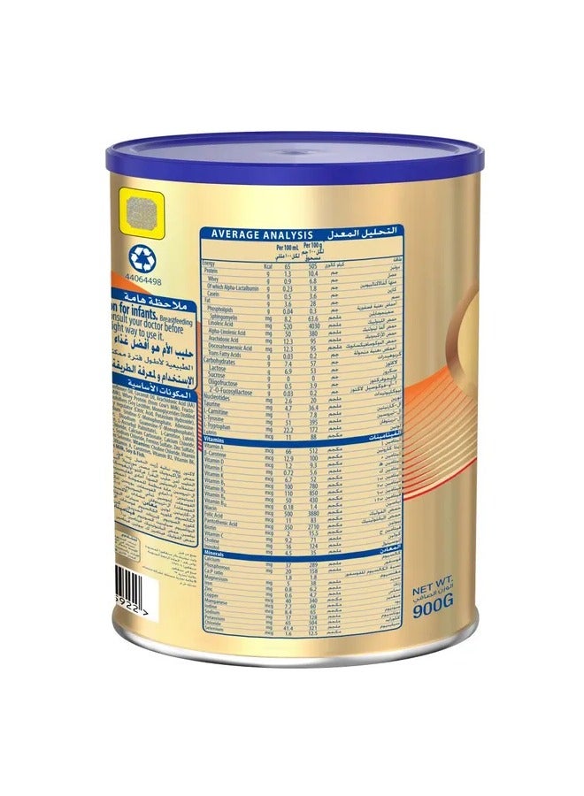 Gold Stage 1 Infant Formula 900 G: Nourishing Nutrition for Babies 0-6 Months