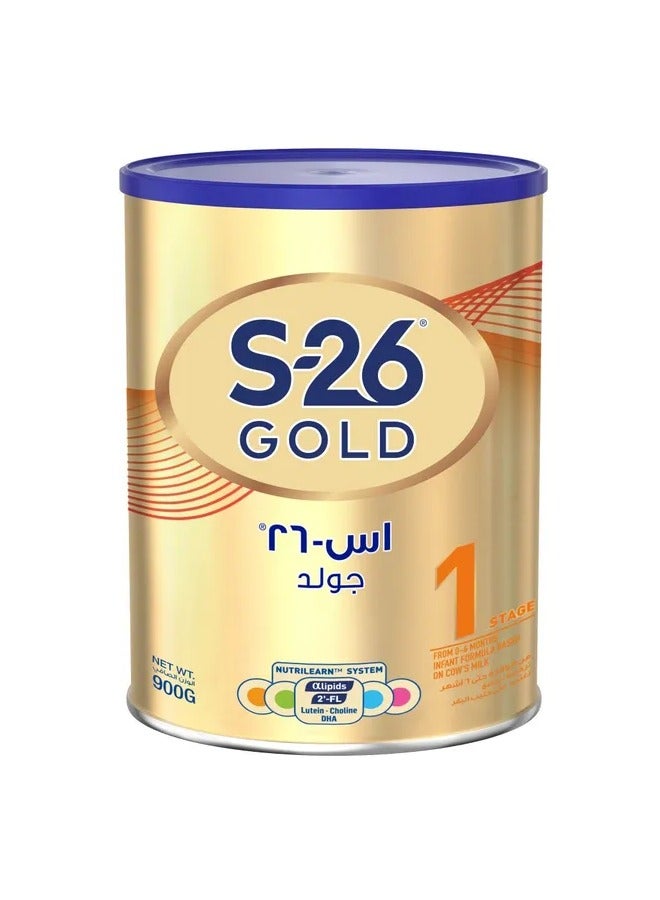 Gold Stage 1 Infant Formula 900 G: Nourishing Nutrition for Babies 0-6 Months