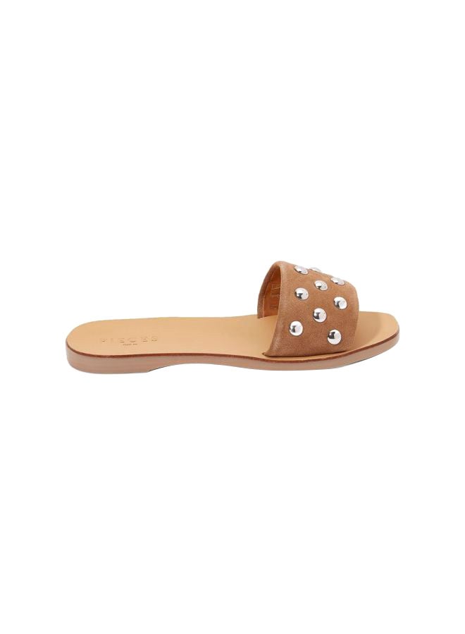 Carola Flat Sandals Desert Taupe