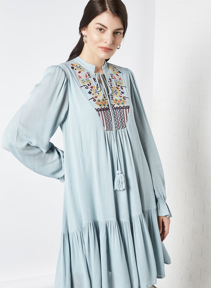 Cilla Embroidered Dress Arona