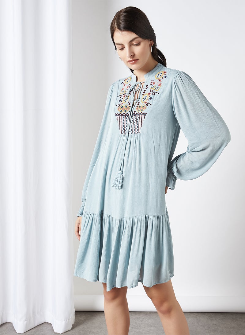 Cilla Embroidered Dress Arona