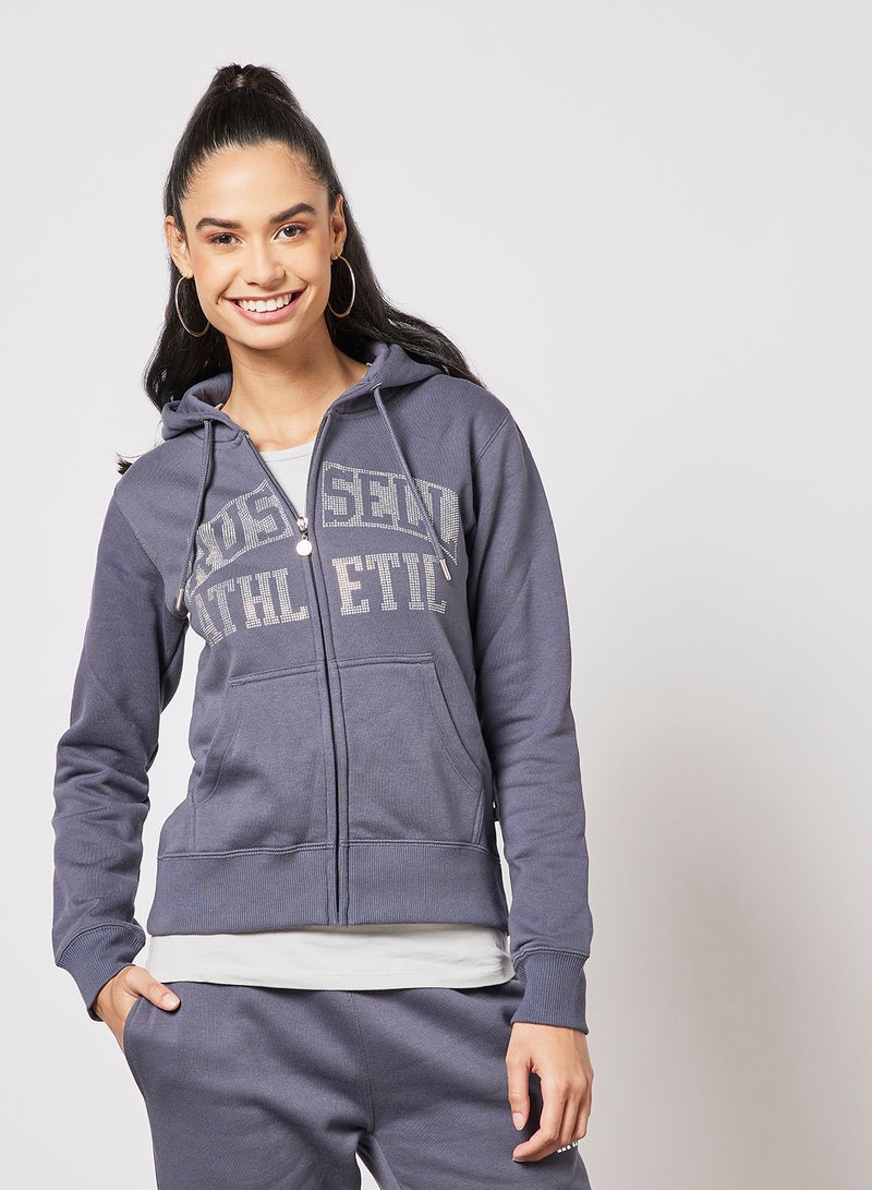 Logo Zip-Through Hoodie