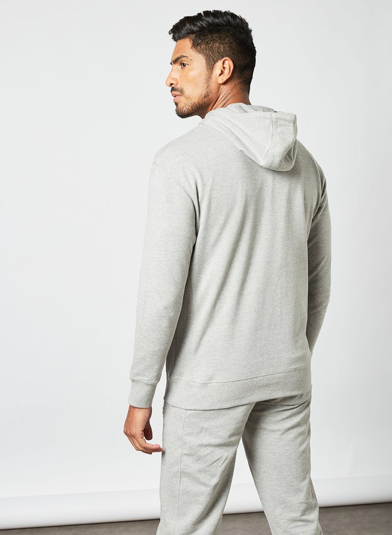 Mason Logo Hoodie Grey