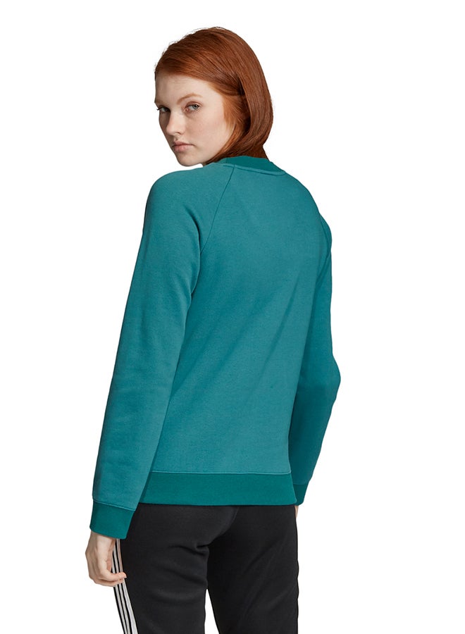 Trefoil Sweatshirt Noble Green