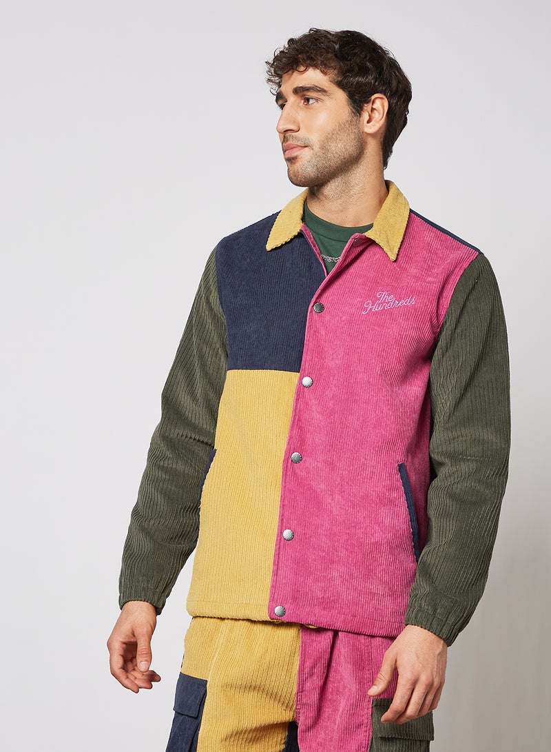 Wale Colourblock Coaches Jacket Multicolour