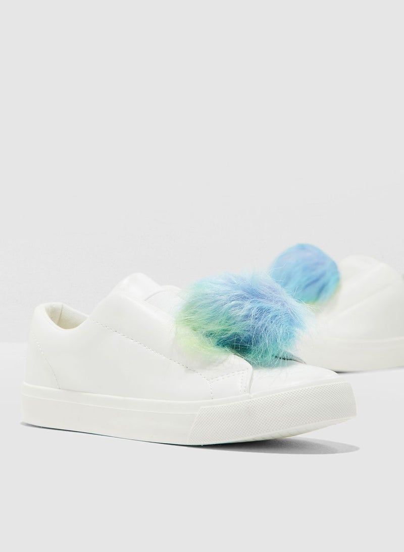 Youth Pom Pom Slip On