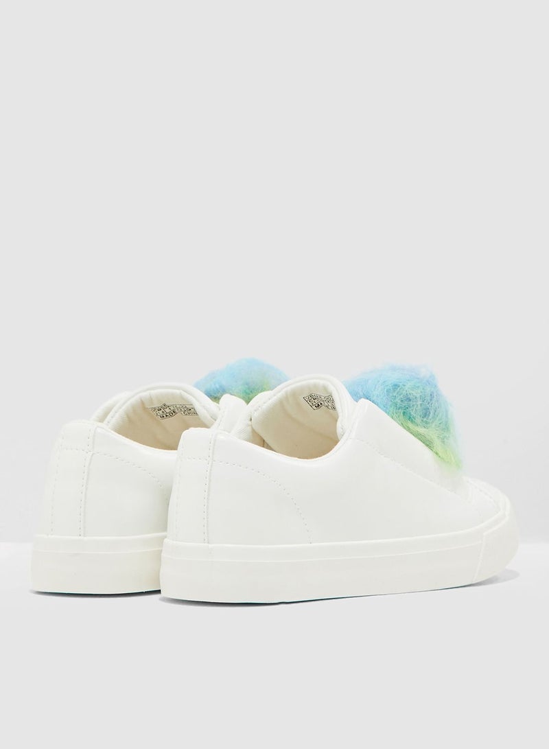 Youth Pom Pom Slip On