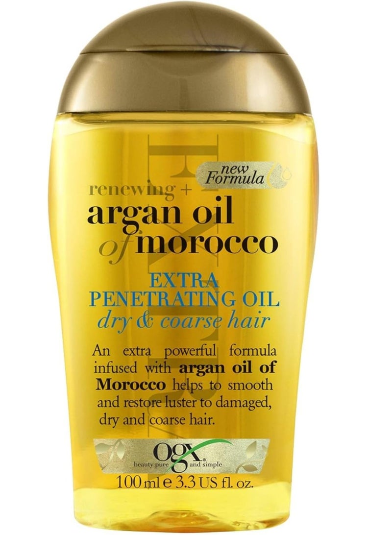 Renewing And Argon Oil Of Morocco Extra Penetrating Hair Oil 100ml