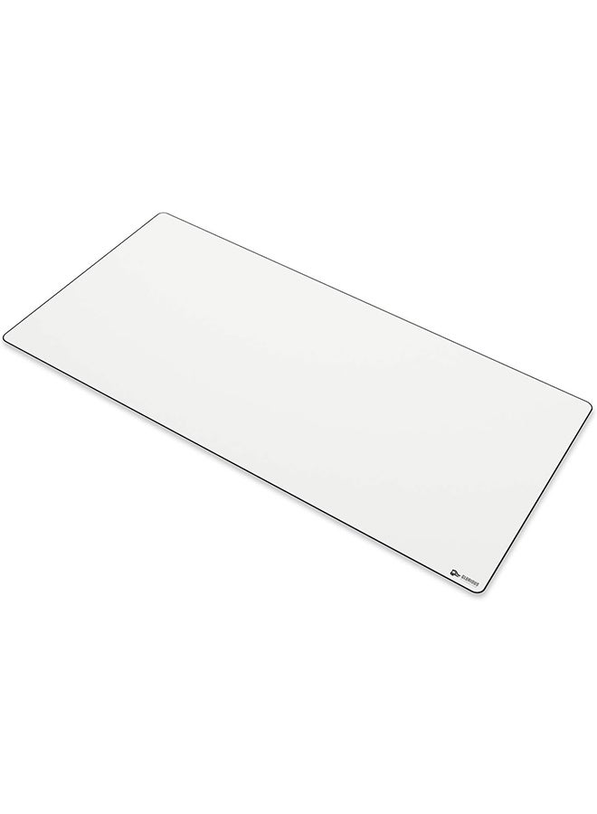 Glorious PC Gaming Race Glorious 3XL Extended Gaming Mouse Mat/Pad - Large, Wide (3XL Extended) White Cloth Mousepad, Stitched Edges | 24