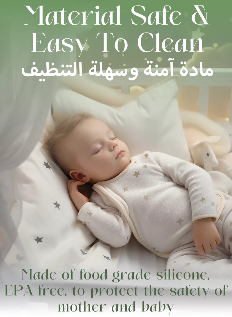 Portable Hands-free Breast Single Pump Wearable, Ultra-silent Hands Free Breast Pump With Smart LCD Display, 2 Modes And 9 Levels Rechargeable Wireless Portable Milk Pump Memory Function - White