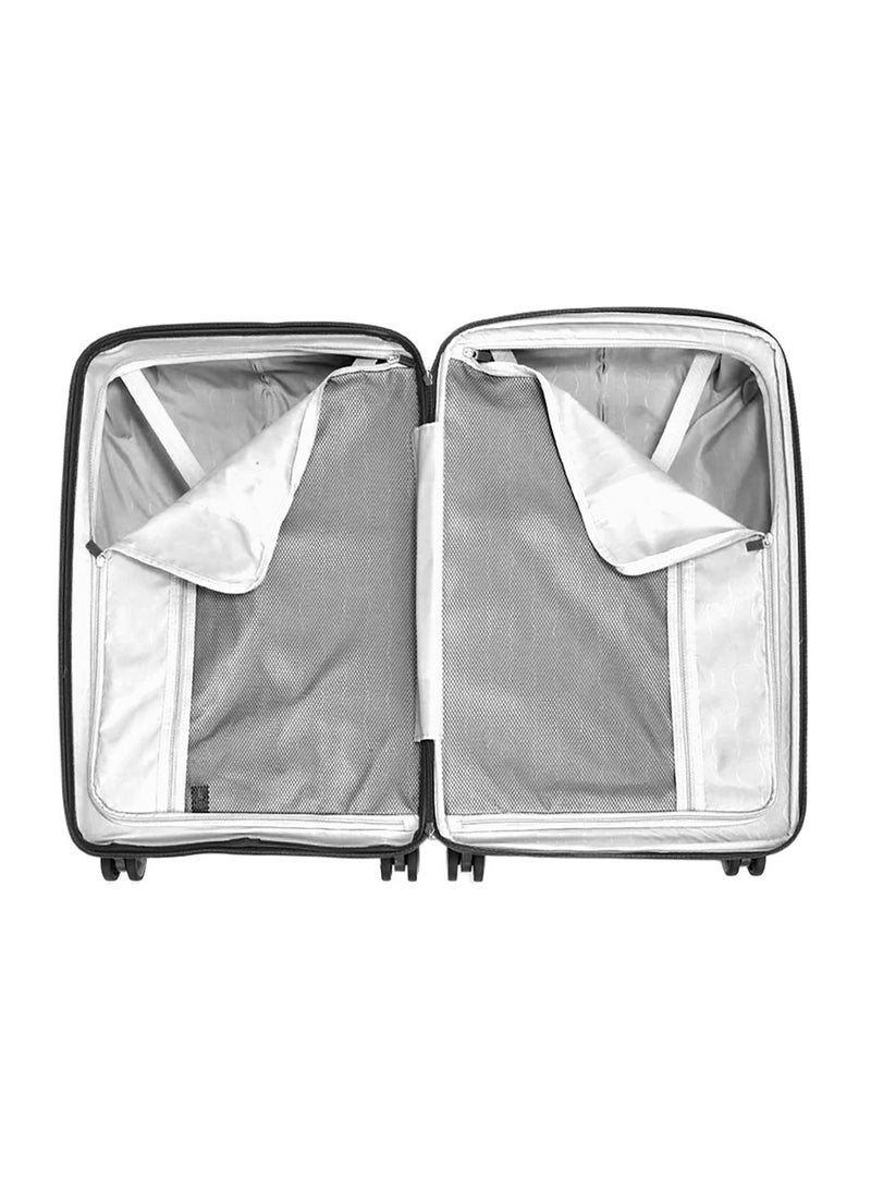 Evae Polypropylene Expandable Suitcase Luggage Trolley, Large 76 cm, Hardside