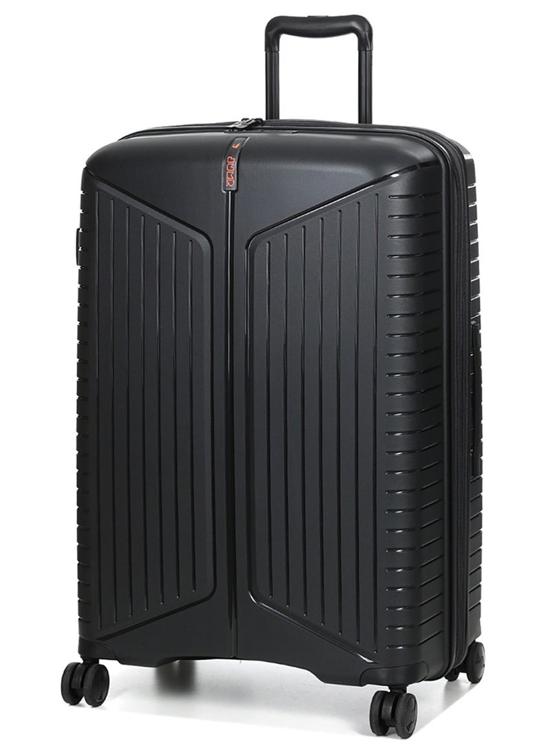 Evae Polypropylene Expandable Suitcase Luggage Trolley, Large 76 cm, Hardside
