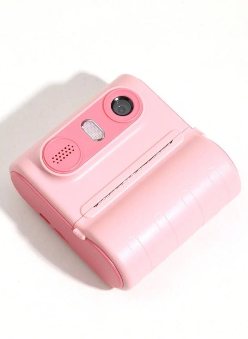 Thermal Printer LK001 Portable Wireless Kids Camera  pink