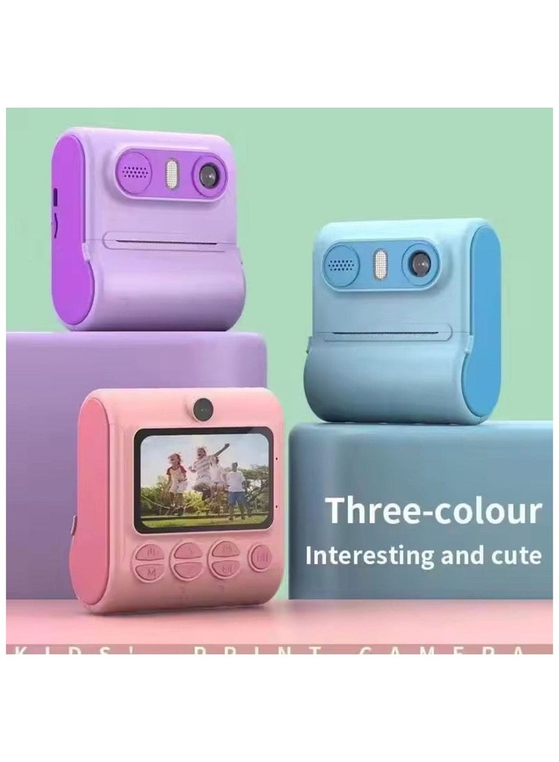 Thermal Printer LK001 Portable Wireless Kids Camera  pink