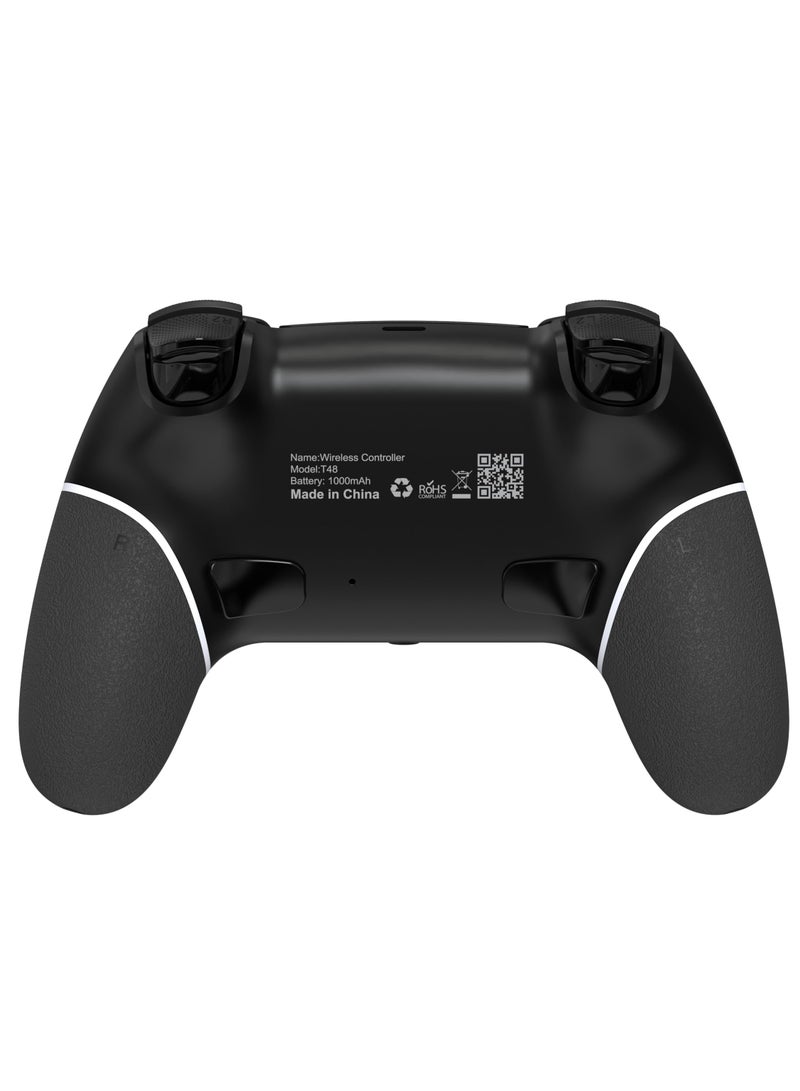 Wireless Controller for PS4 with USB Cable, 1000mAh Battery, Dual Vibration, 6-Axis Motion Control, 3.5mm Audio Jack, Multi Touch Pad, Share Button, Controller Joystick Compatible with PS4/Slim/Pro/PC