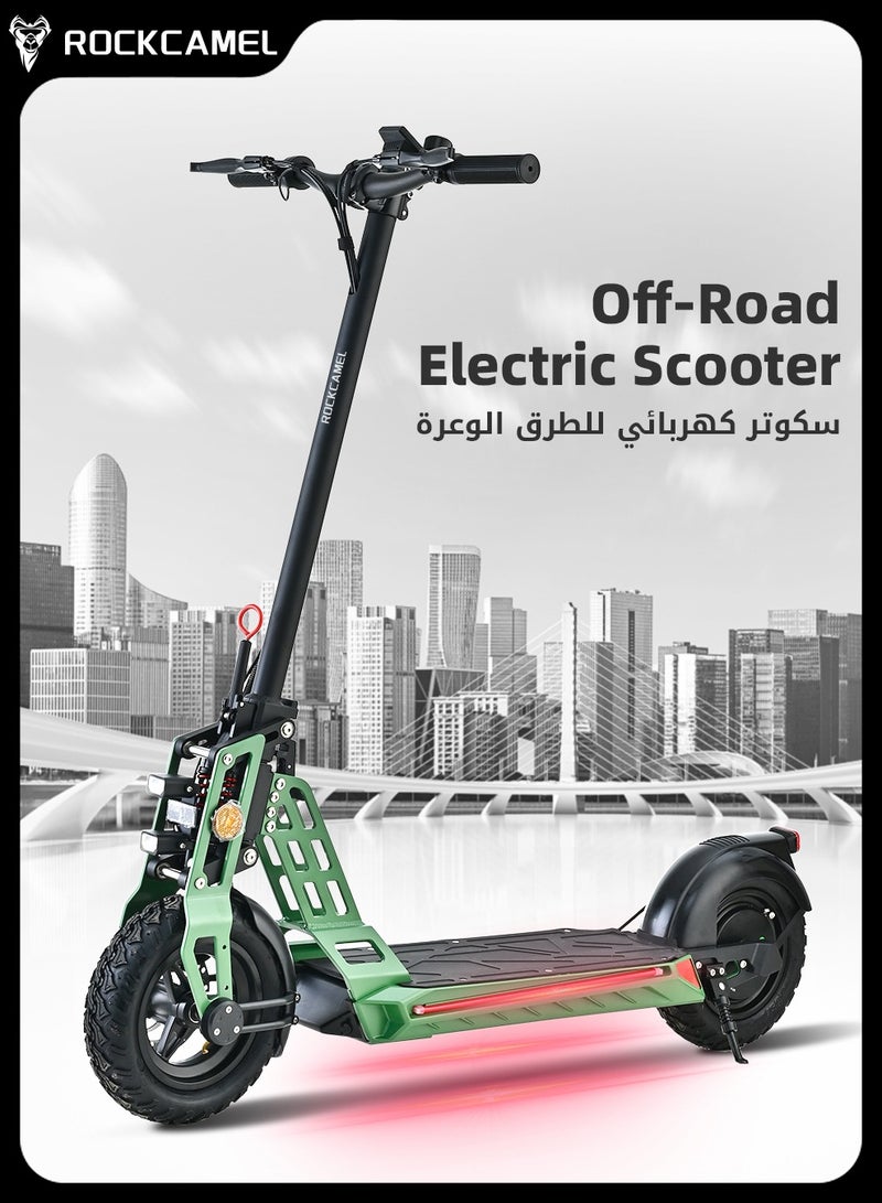 48V Electric Scooter for Adults Up To 30km/h Speed with Seat 140KG Capacity Scooter Adult,6.5