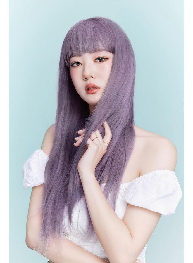 Pudding Hair Dye Ammonia Free Semipermanent Self Hair Dye Diy Kit Included Contain Keratin Made In Korea Beauty (Ash Lavender)