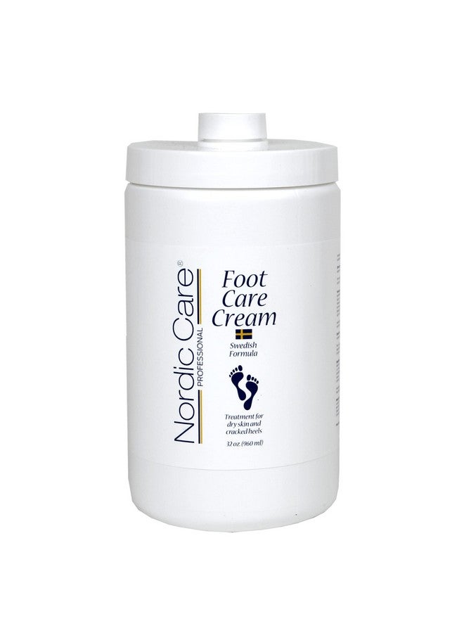 Foot Cream By Nordic Care For Dry Skin And Cracked Heels 32Oz With Pump
