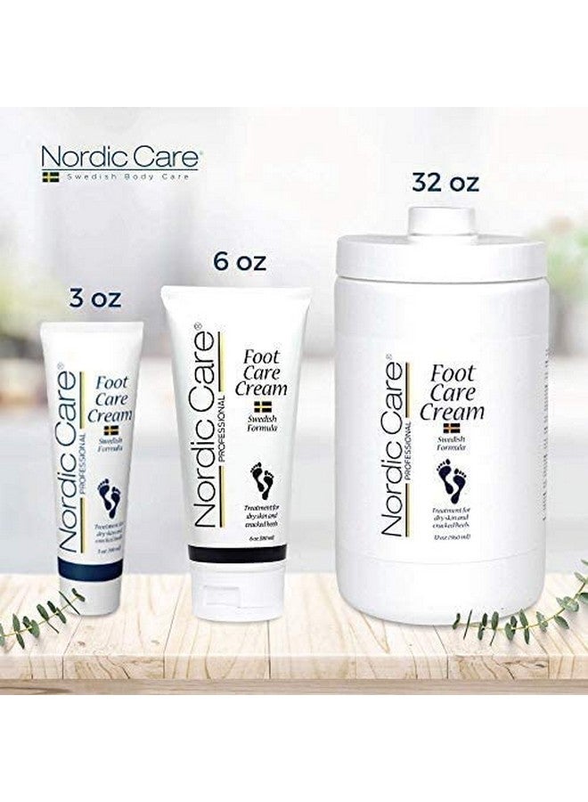 Foot Cream By Nordic Care For Dry Skin And Cracked Heels 32Oz With Pump
