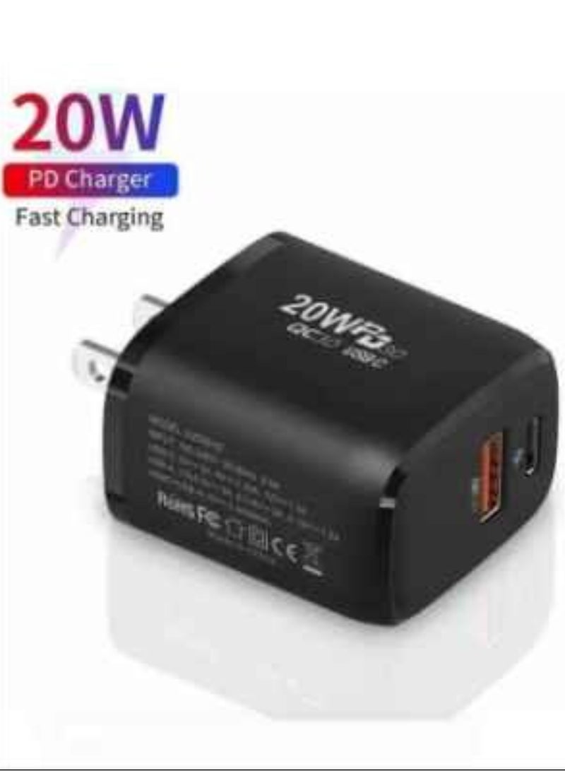 High Quality Good Selling Power Adapter for iPhone USB 20W Wall Pd Charger Au EU UK Us Plug for Apple