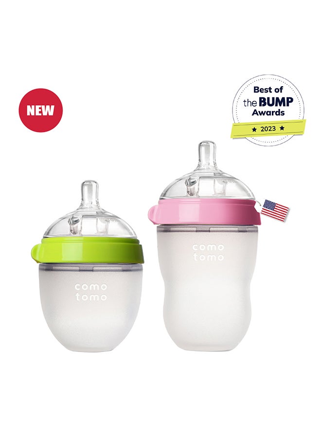 Combo Natural Feel Baby Bottle 150 ML And Natural Feel Baby Bottle 250 ML, 0 - 6 Months