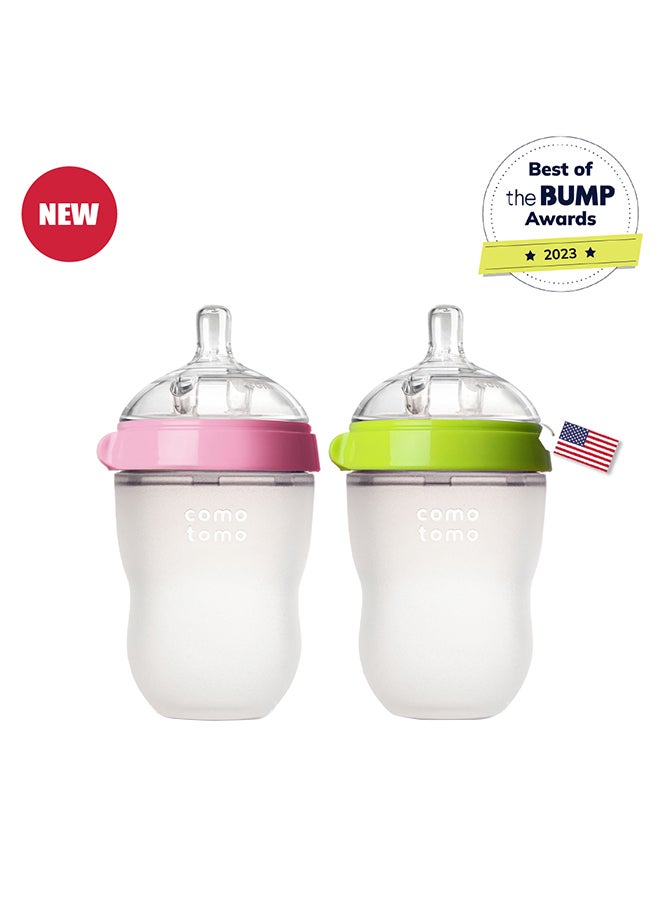 Combo Natural Feel Baby Bottle 250 ML And Natural Feel Baby Bottle 250 ML, 3 - 6 Months