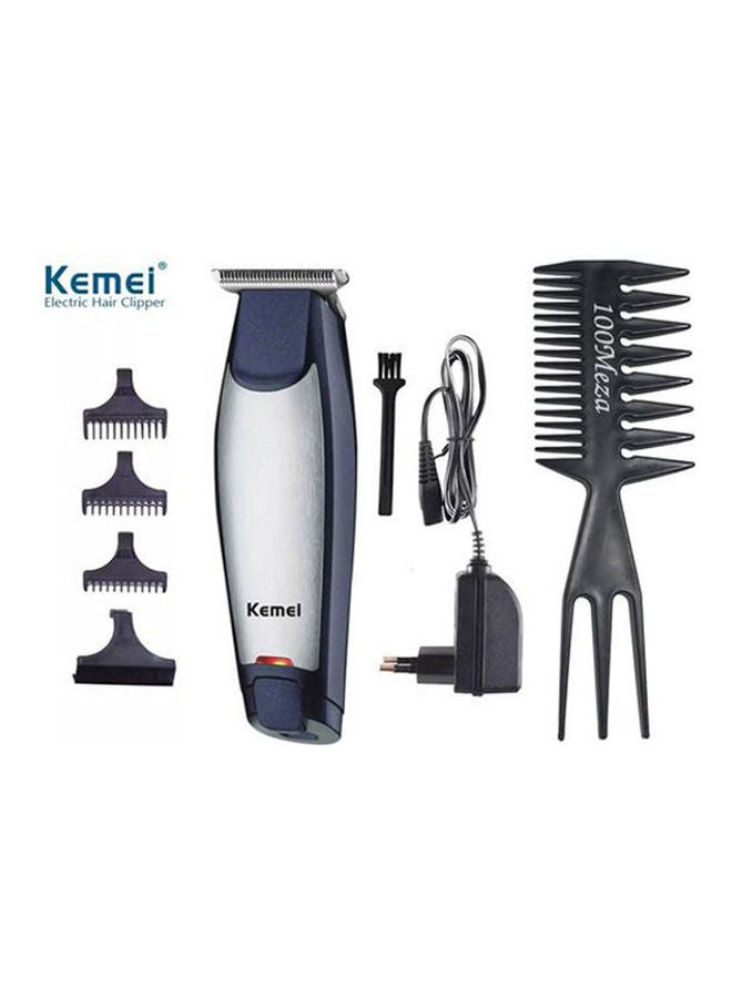 3 In 1 Rechargeable Trimmer & Clipper With100meza Gift Comb Blue