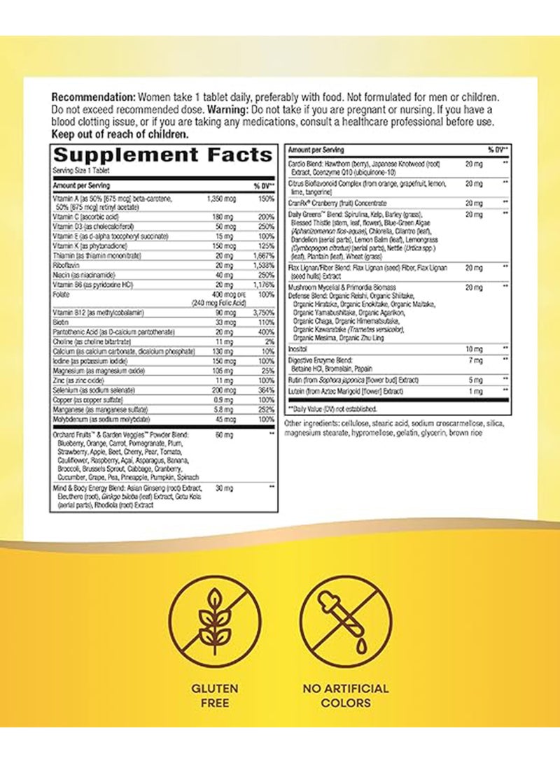 Alive! Once Daily Women's 50+ Ultra Potency - 60 Tablets