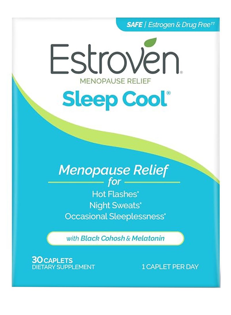 Menopause Relief, Sleep Cool Dietary Supplement - 30 Capsules