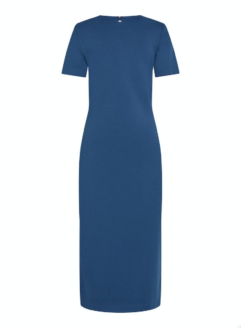 Side Slit Midi Dress