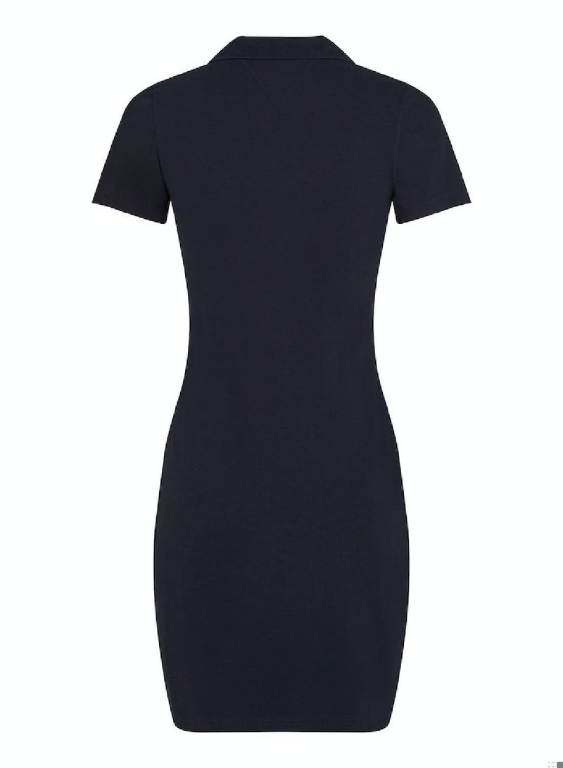 Navy Knit Dress