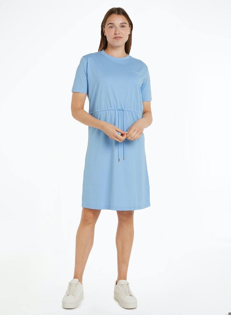 Drawstring Waist Dress