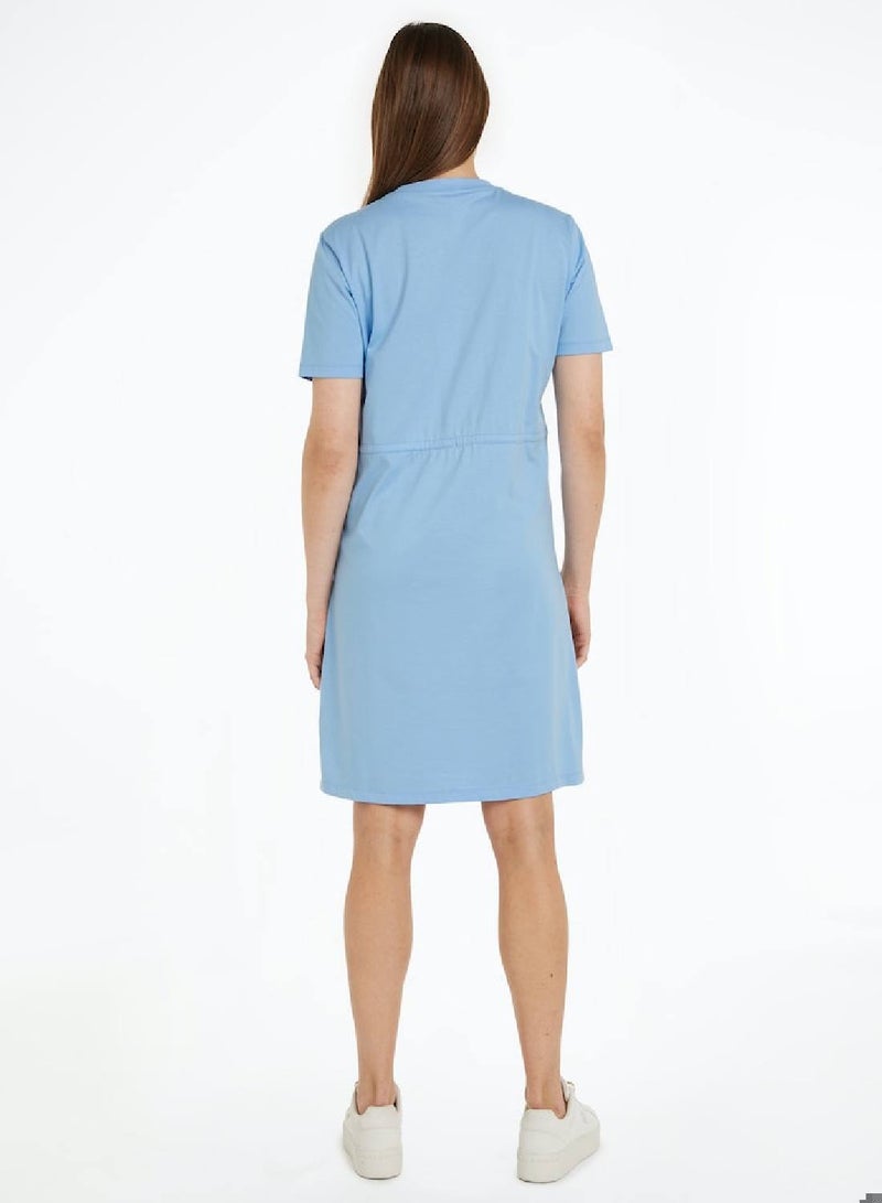 Drawstring Waist Dress