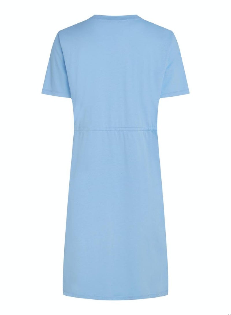 Drawstring Waist Dress