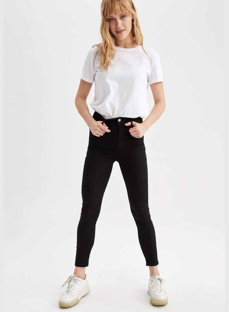 Super Skinny Fit Ankle Jean Trousers