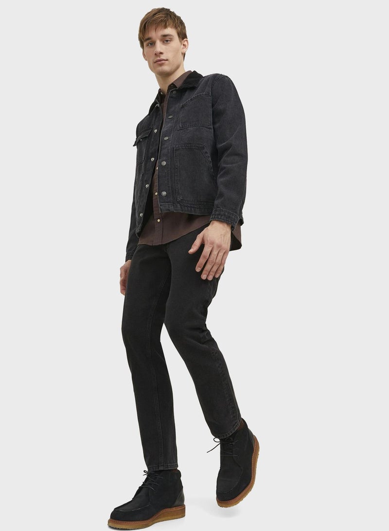 Jjichris Jjorignial Slim Fit Rinse Wash Jeans