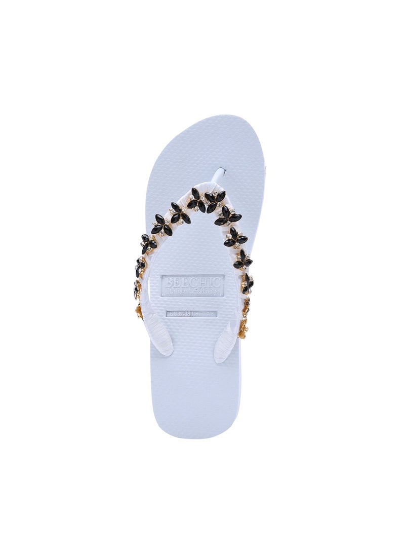 Giglio Flip Flop White