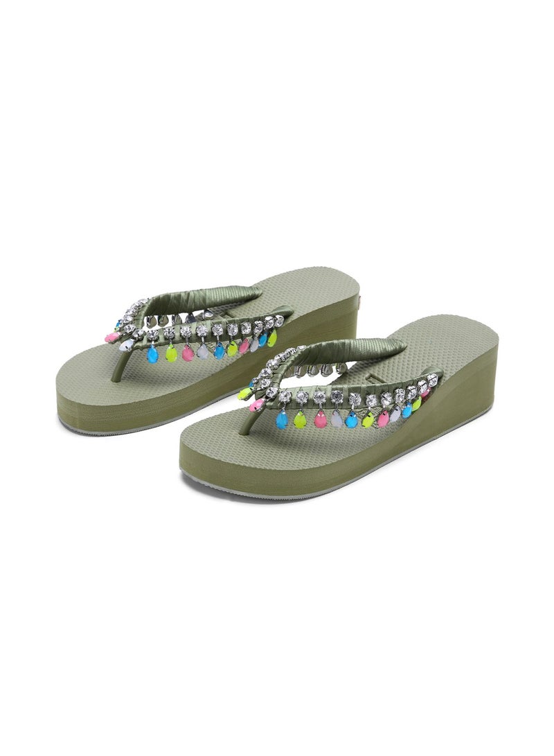 Calafuria Flip Flop Green